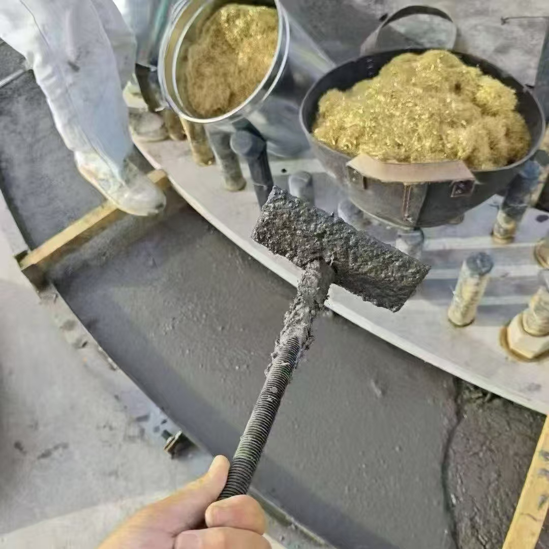 新建C120钢纤维高强无收灌浆料 轧机压缩机汽轮机发电机锻压设备底座灌浆材料